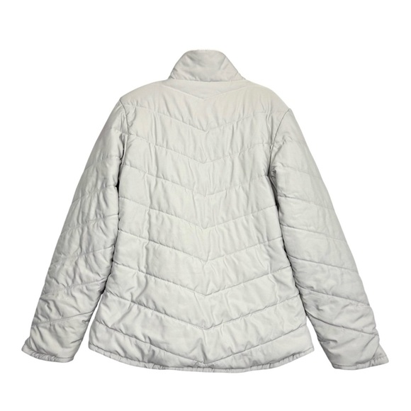 Patagonia Girls Reversible Snow Flower Jacket Size M 10 Gray Pink Outdoor School - Picture 4 of 12